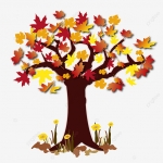 Рисование "Осеннее дерево"